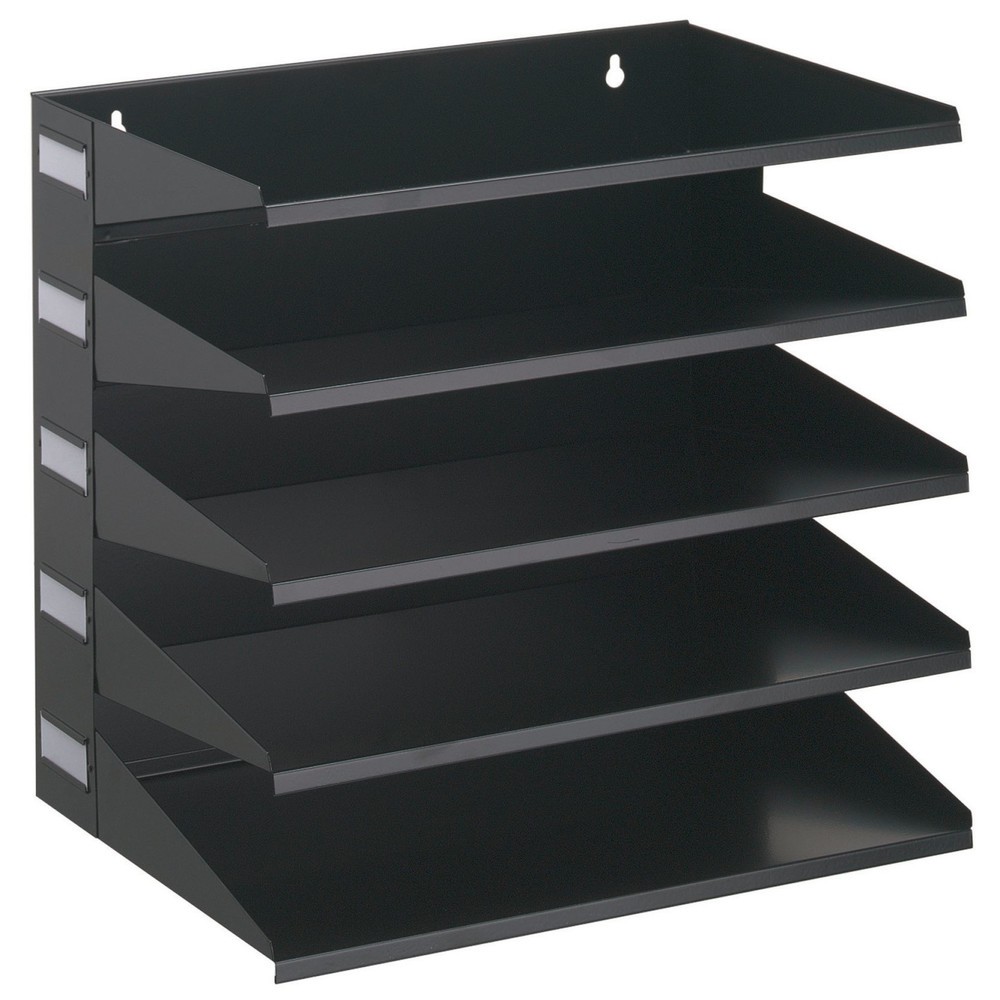 Produktabbildung: DURABLE Sortierstation aus Metall, 5-teilig, schwarz