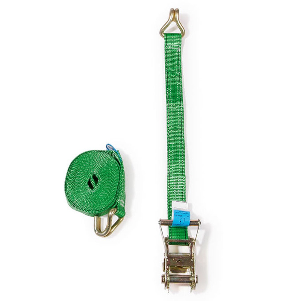 Produktabbildung: Spann- und Zurrgurt, 35mm x 6m, Spitzhaken, Standardratsche 0,3m, 1000/2000 daN