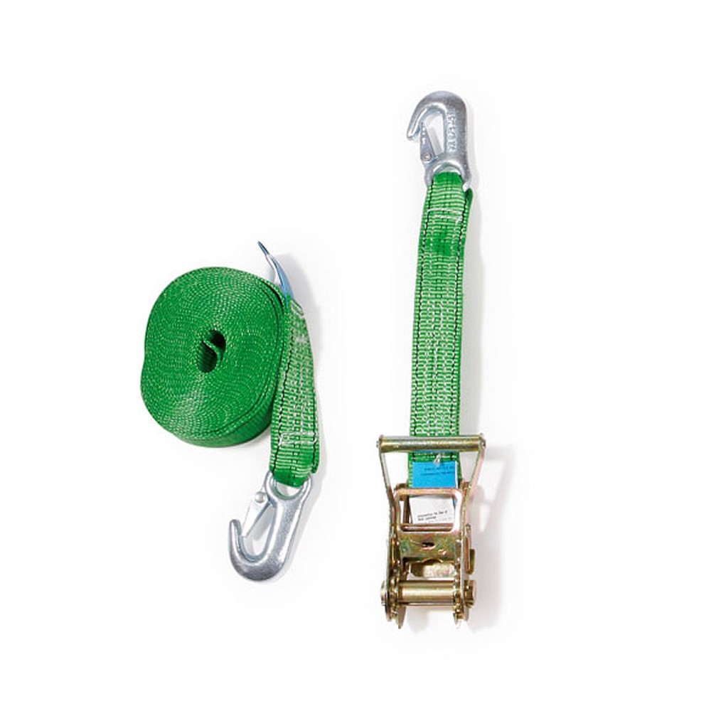 Produktabbildung: Spann- und Zurrgurt, 35mmx6m,Karabinerhaken,Standardratsche 0,3m, 1000/2000 daN