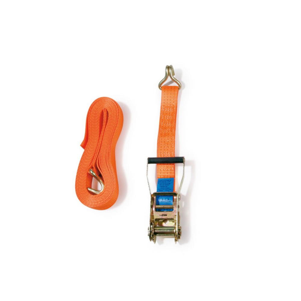 Produktabbildung: Spann- und Zurrgurt, 50mm x 8m, Spitzhaken, Standardratsche 0,4m, 2000/4000 daN