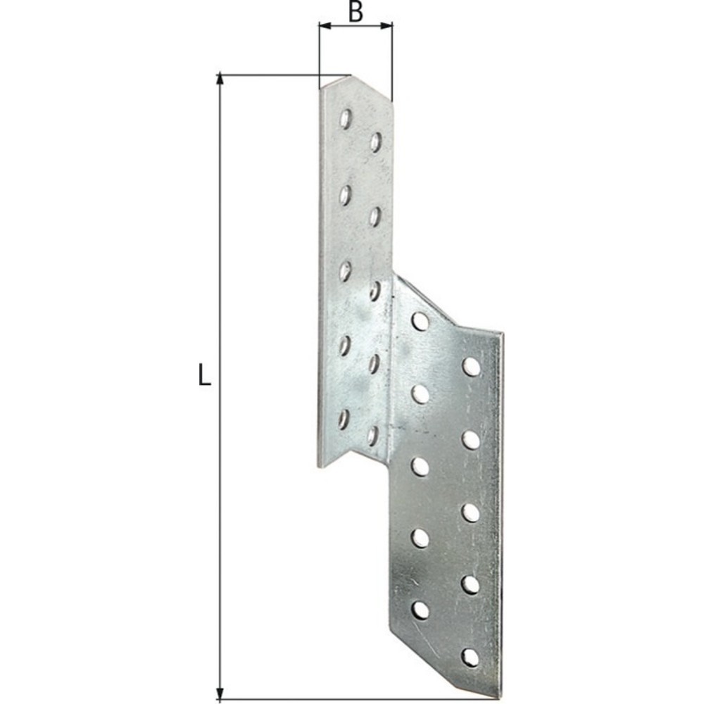 Produktabbildung: Sparrenpf.Ank.ETA-08/0170 L/R 170x32x2mm GAH