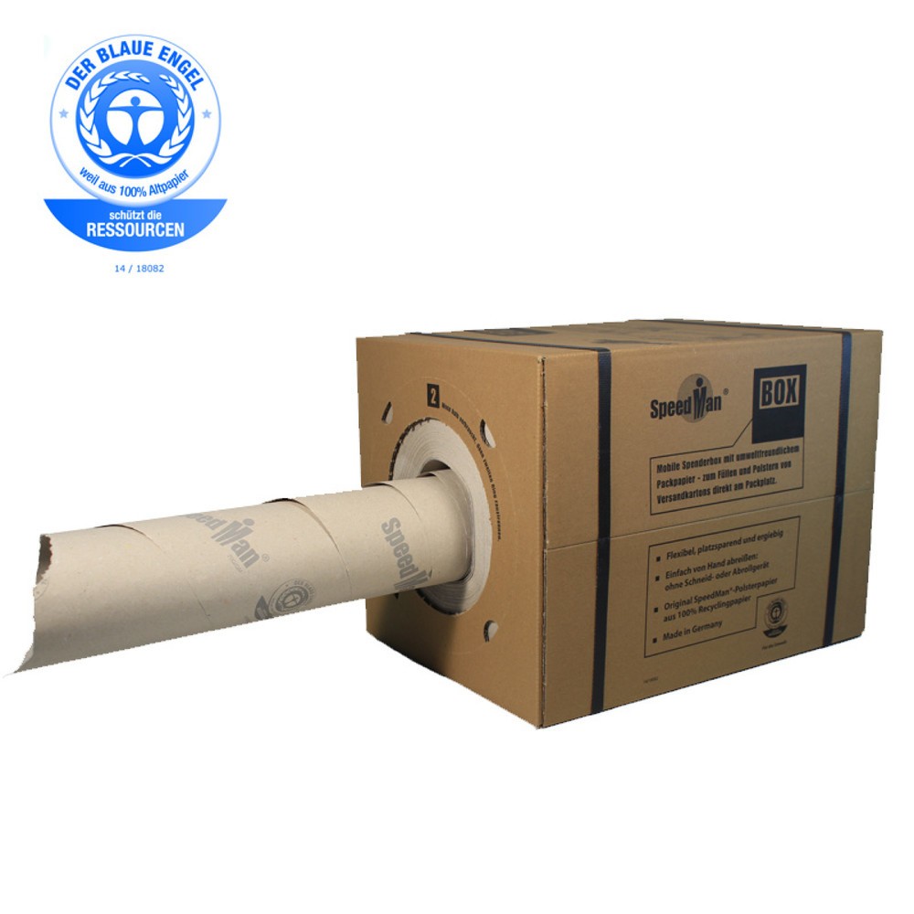 Produktabbildung: SpeedMan Box Polstermaterial, 450 m Länge, 70 g/m2, 12,5kg/Karton