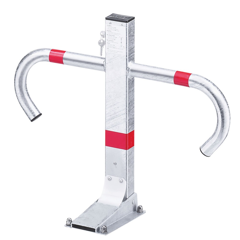 Produktabbildung: Sperrbügel Flexibel, Neigung bis 45°, Höhe 600 mm