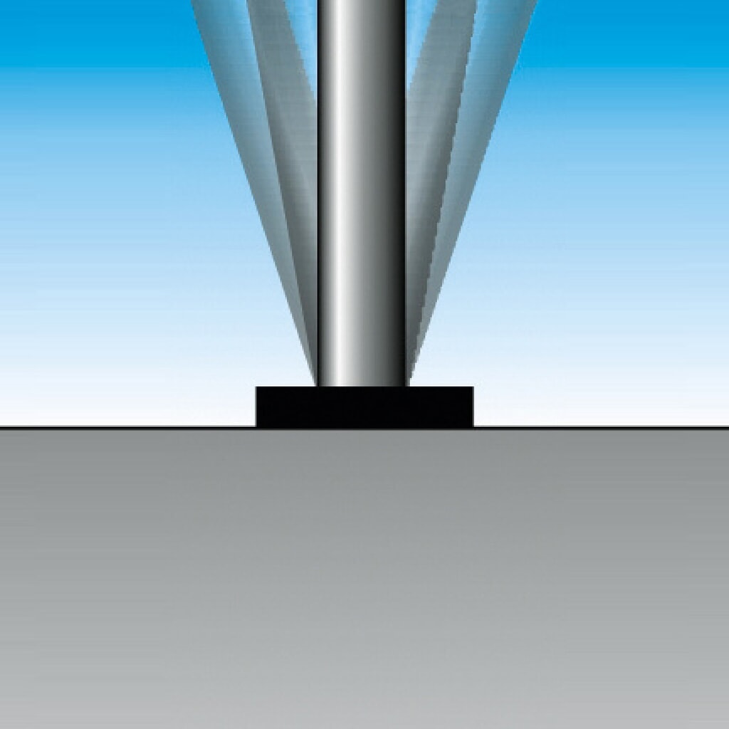 URBANUS Sperrpfosten aus Aluminium, selbstaufrichtend, Rundrohr Ø 76 mm, rot Produktabbildung Nr. 2: URBANUS Sperrpfosten aus Aluminium, selbstaufrichtend, Rundrohr Ø 76 mm, rot