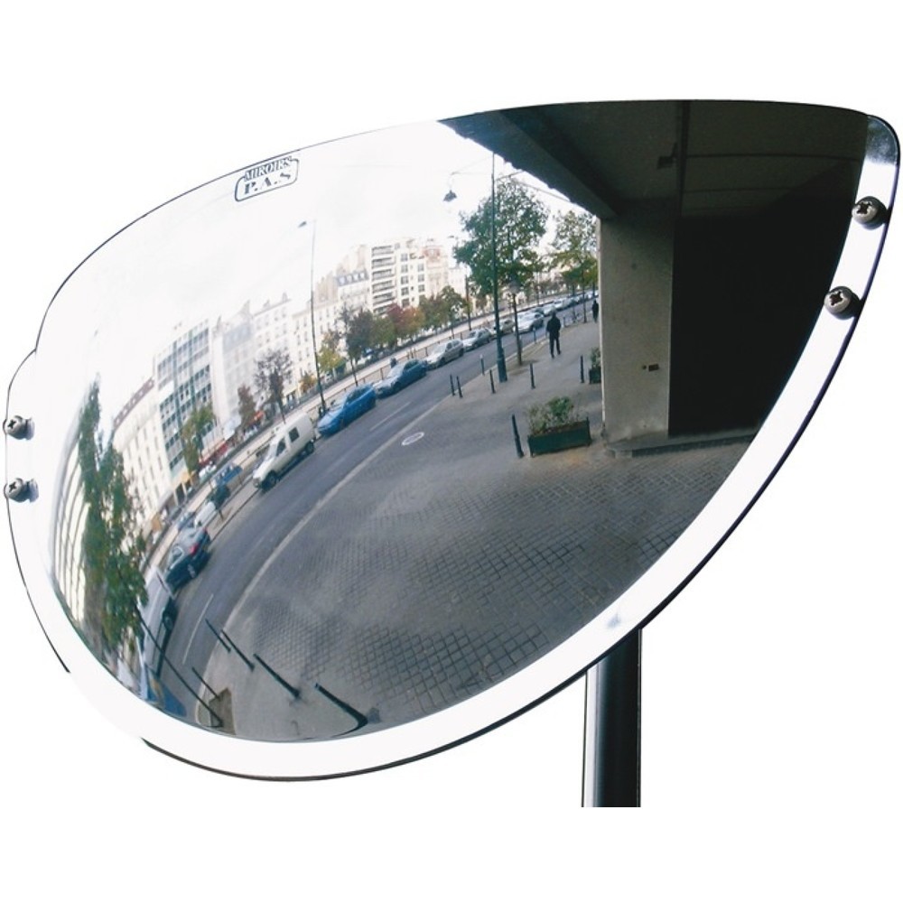 Produktabbildung: SPL Beobachtungsspiegel, für 3 Richtungen, H300xB600mm Kunststoff, 6 m