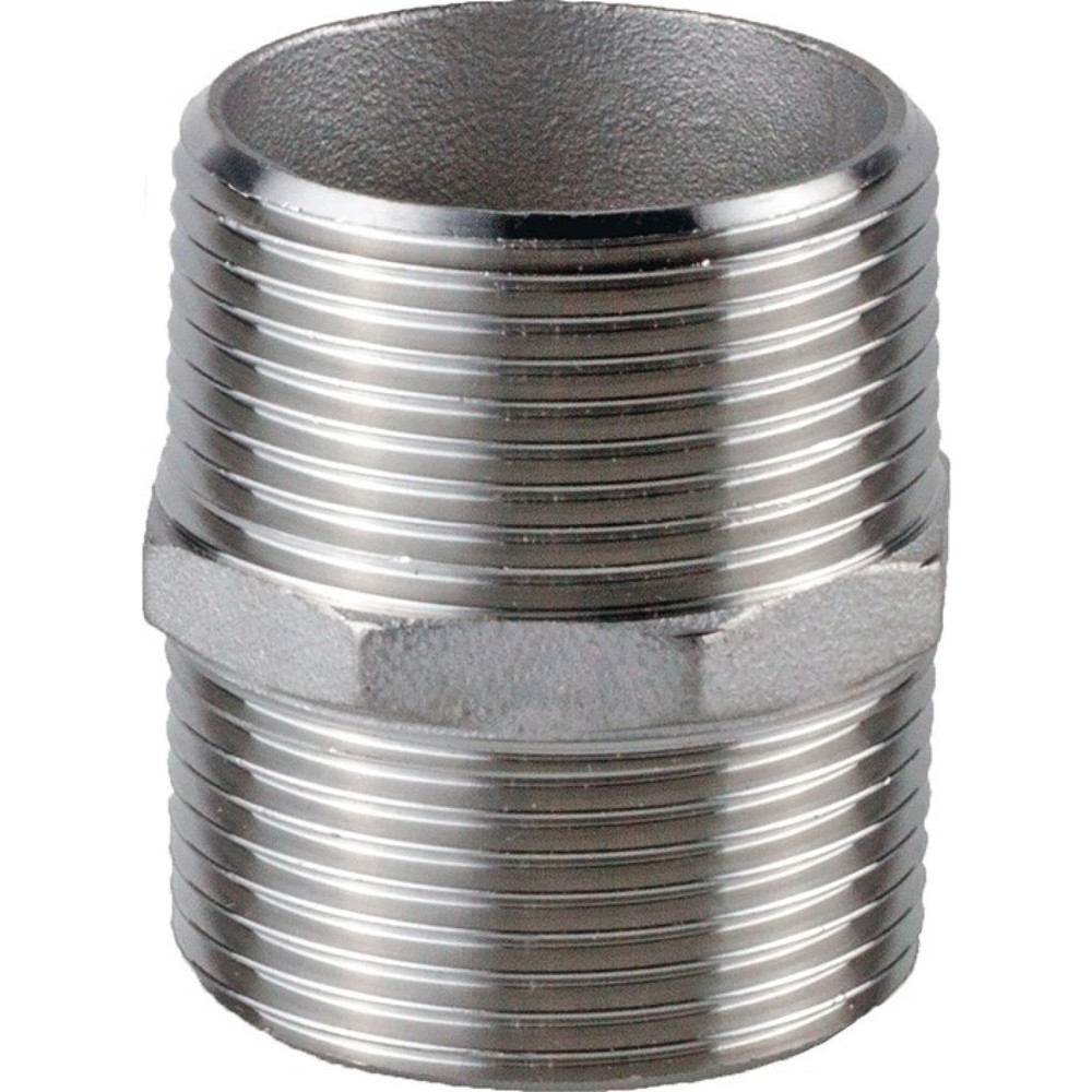 Produktabbildung: SPRINGER Doppelnippel, 340, 6-kant, NPS=1/2 ″, L 35 mm