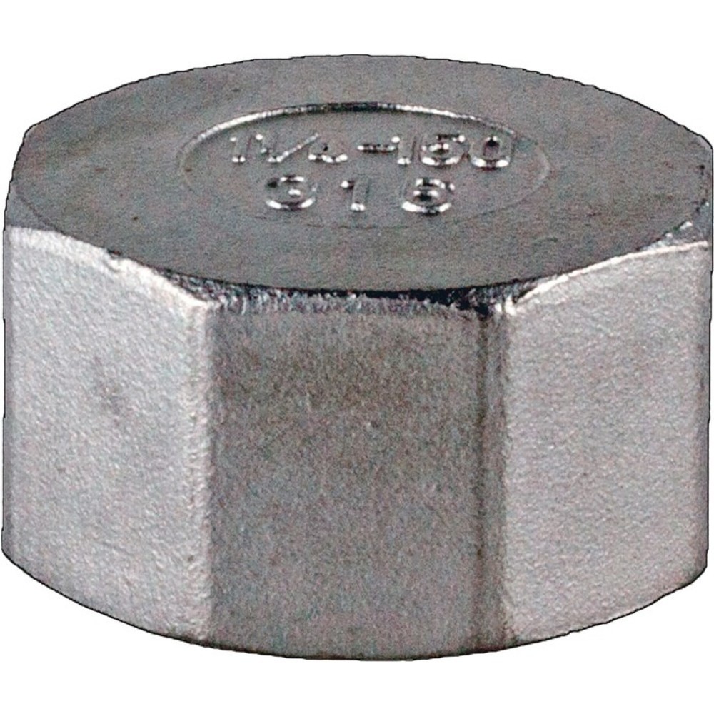 Produktabbildung: SPRINGER Kappe EN 10226-1, 326, 8-kant, NPS=1 ″, L 22 mm