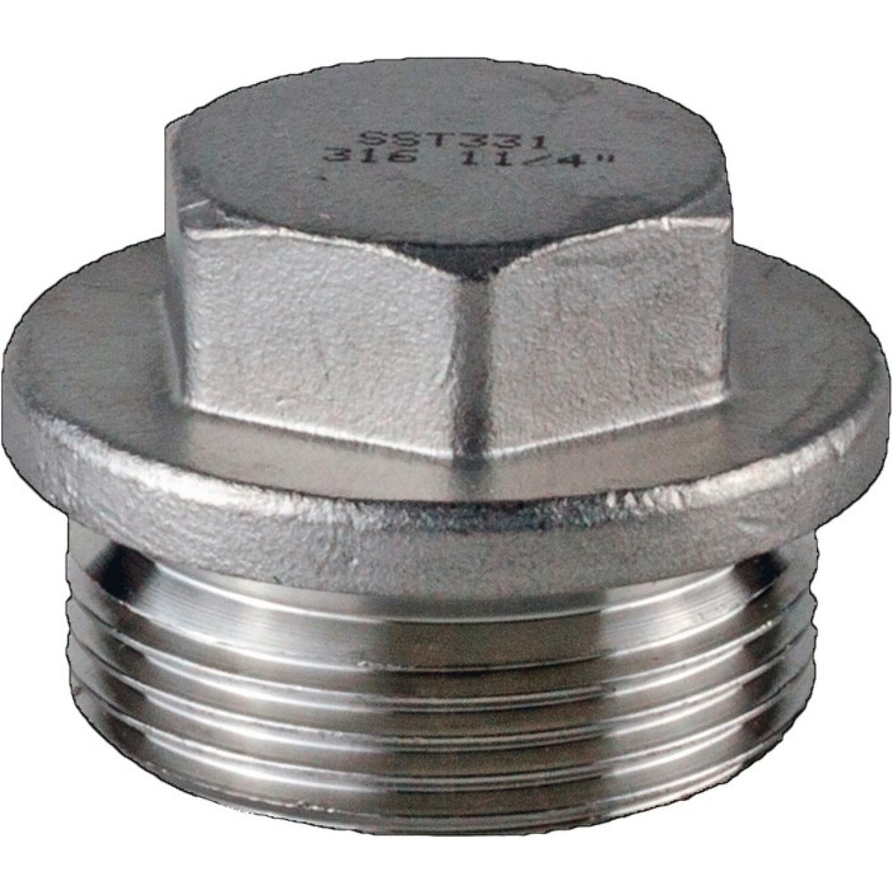 Produktabbildung: SPRINGER Verschlussschraube DIN 910 ISO 228-1, 331, Außengewinde, NPS=1/4 ″, L 21 mm