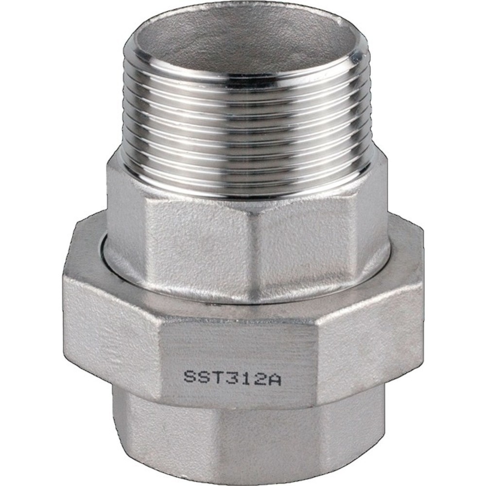 Produktabbildung: SPRINGER Verschraubung EN 10226-1, 312A, konisch dichtend, NPS=1/2 ″, L 53 mm L1=14 mm L2=15 mm
