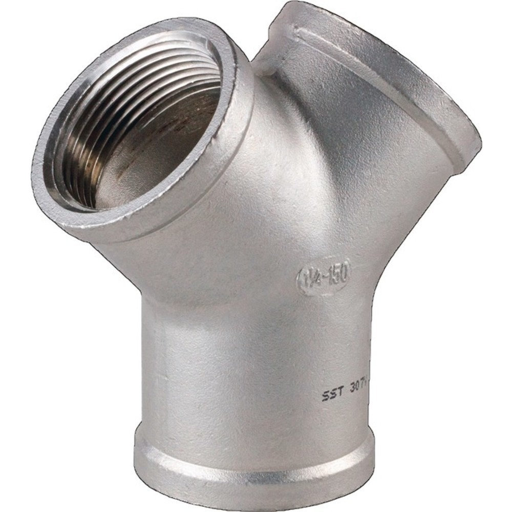 Produktabbildung: SPRINGER Y-Stück EN 10226-1, 307Y, Innengewinde, NPS=1 ″