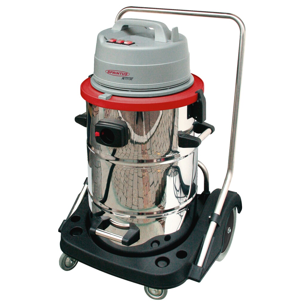 SPRiNTUS Nass-Trockensauger, N 77/3 E, 3 schaltbare Turbinen, 77 Liter Behältervolumen Produktabbildung: SPRiNTUS Nass-Trockensauger, N 77/3 E, 3 schaltbare Turbinen, 77 Liter Behältervolumen