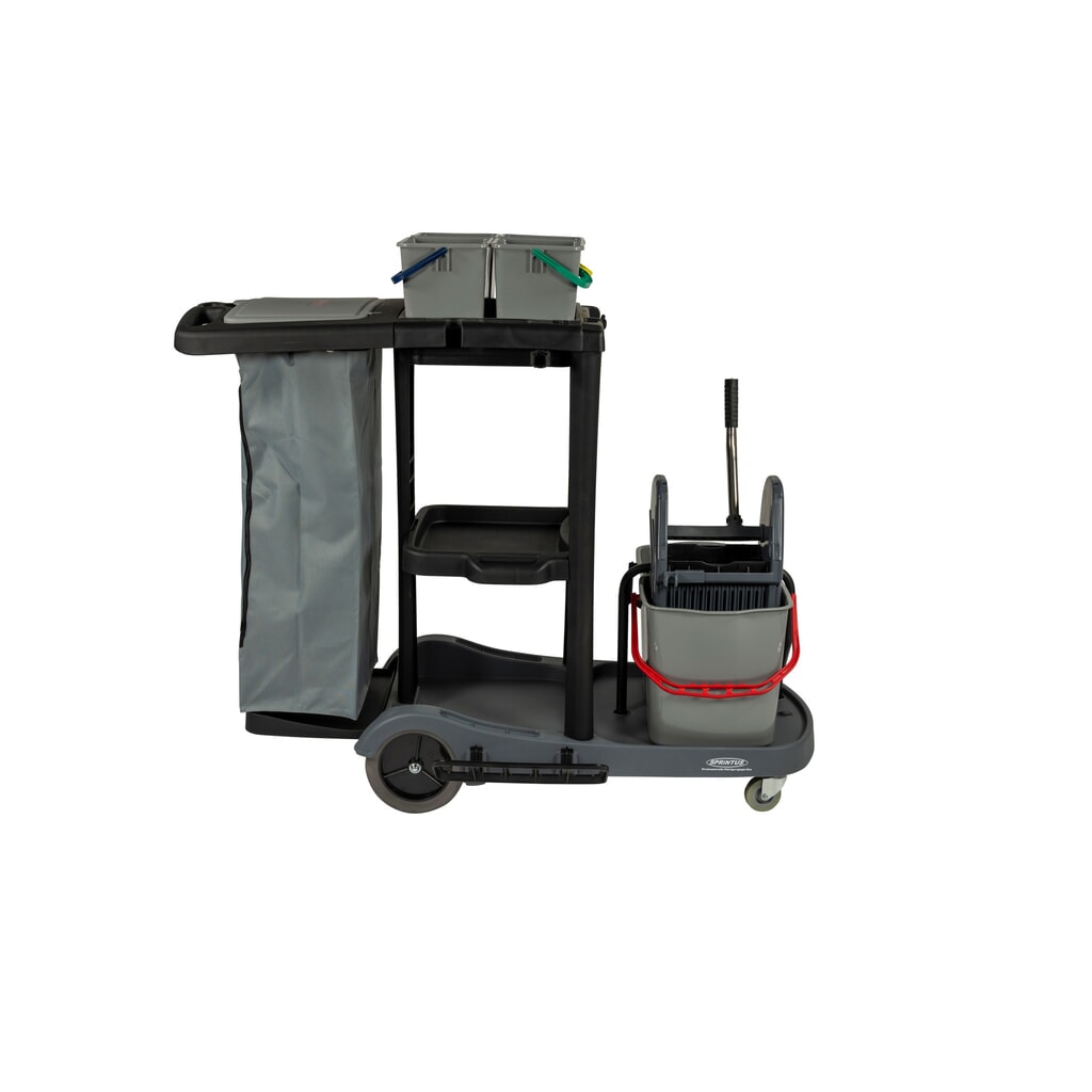 SPRiNTUS Servicewagen, Eimer 2x 17 Liter + 4x 4 Liter Produktabbildung Nr. 5: SPRiNTUS Servicewagen, Eimer 2x 17 Liter + 4x 4 Liter