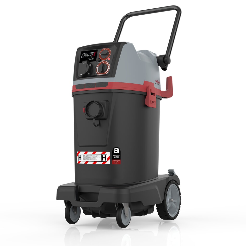 SPRiNTUS Sicherheitssauger CraftiX, 1.200 W, für gefährliche Stäube, Behälter 50 l, Staubklasse H Produktabbildung: SPRiNTUS Sicherheitssauger CraftiX, 1.200 W, für gefährliche Stäube, Behälter 50 l, Staubklasse H