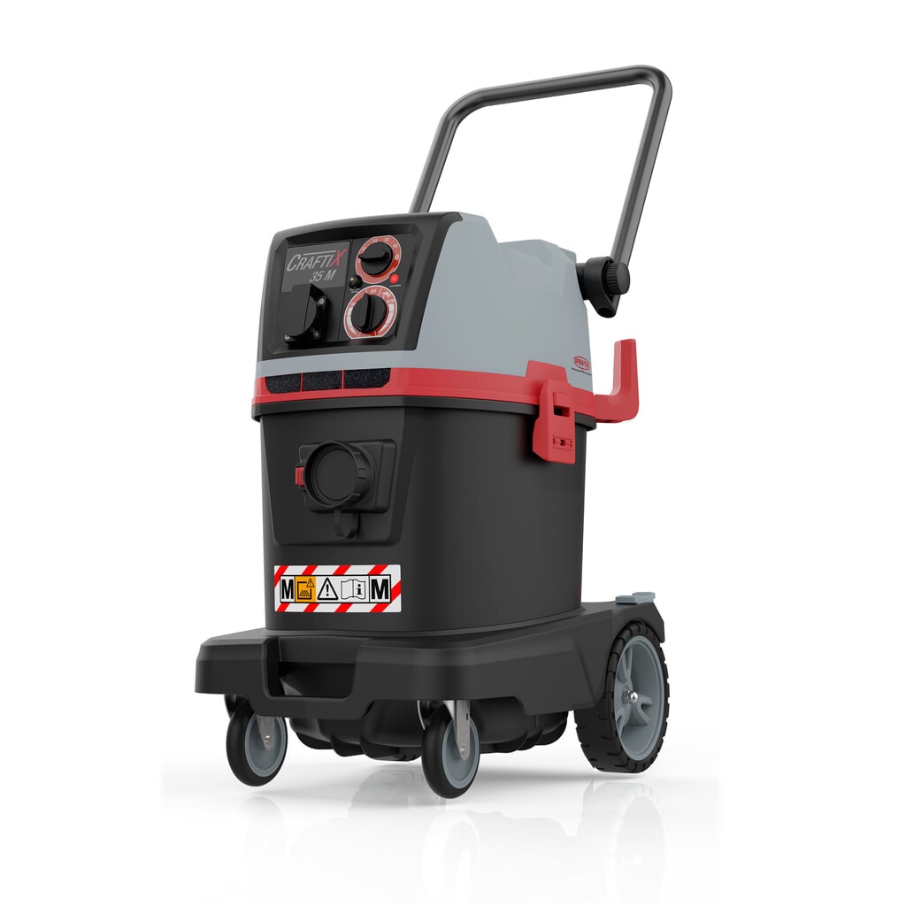 SPRiNTUS Sicherheitssauger CraftiX, 1.200 W, für gefährliche Stäube, Behälter 35 l, Staubklasse M Produktabbildung: SPRiNTUS Sicherheitssauger CraftiX, 1.200 W, für gefährliche Stäube, Behälter 35 l, Staubklasse M