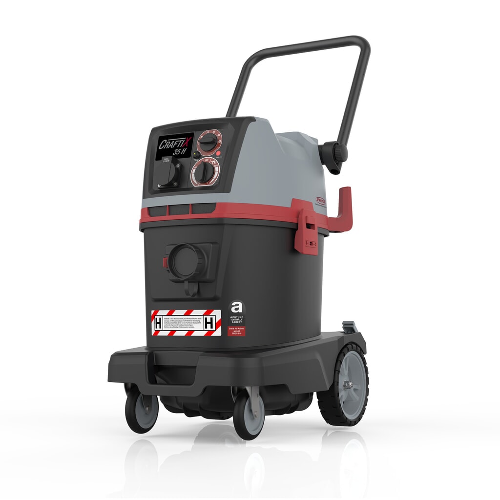 SPRiNTUS Sicherheitssauger CraftiX, 1.200 W, für gefährliche Stäube, Behälter 35 l, Staubklasse H Produktabbildung: SPRiNTUS Sicherheitssauger CraftiX, 1.200 W, für gefährliche Stäube, Behälter 35 l, Staubklasse H