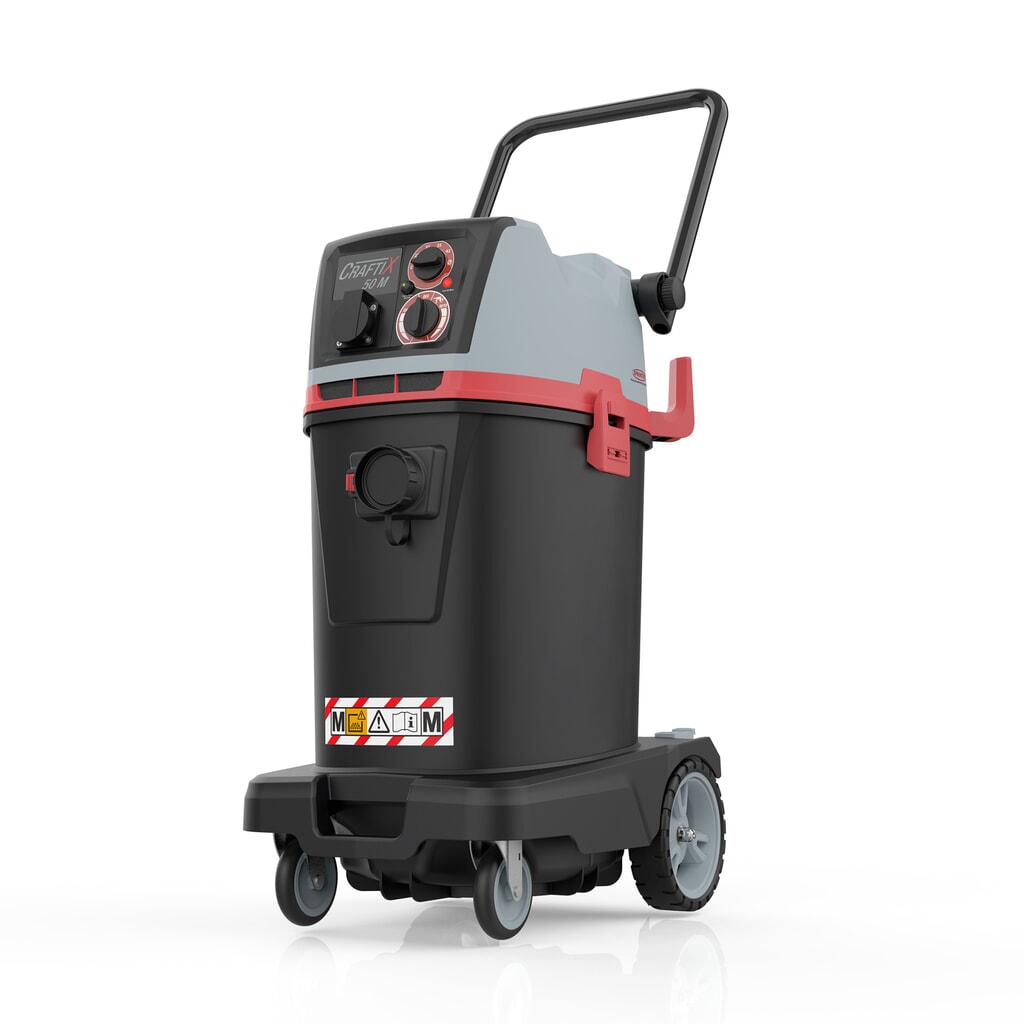 SPRiNTUS Sicherheitssauger CraftiX, 1.200 W, für gefährliche Stäube, Behälter 50 l, Staubklasse M Produktabbildung: SPRiNTUS Sicherheitssauger CraftiX, 1.200 W, für gefährliche Stäube, Behälter 50 l, Staubklasse M