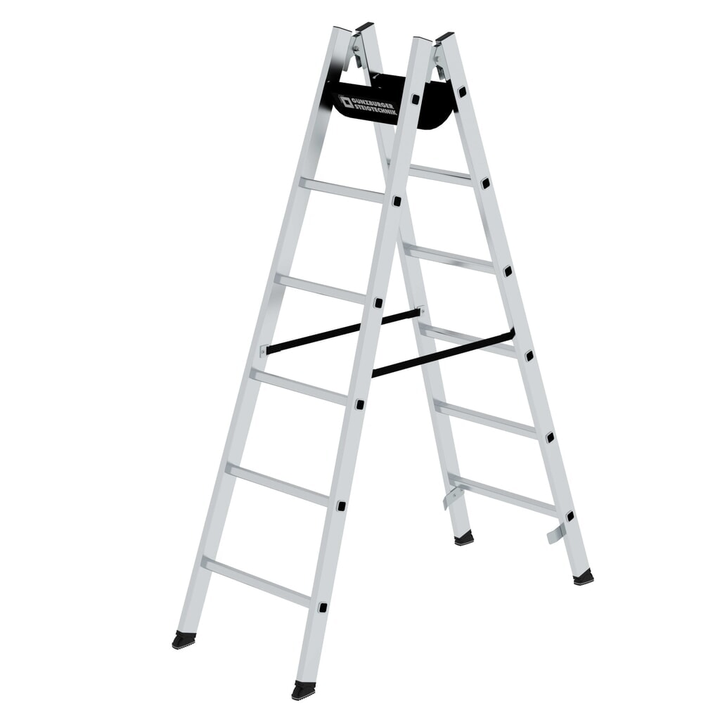Sprossen-Stehleiter 2x6 Sprossen Produktabbildung: Sprossen-Stehleiter 2x6 Sprossen