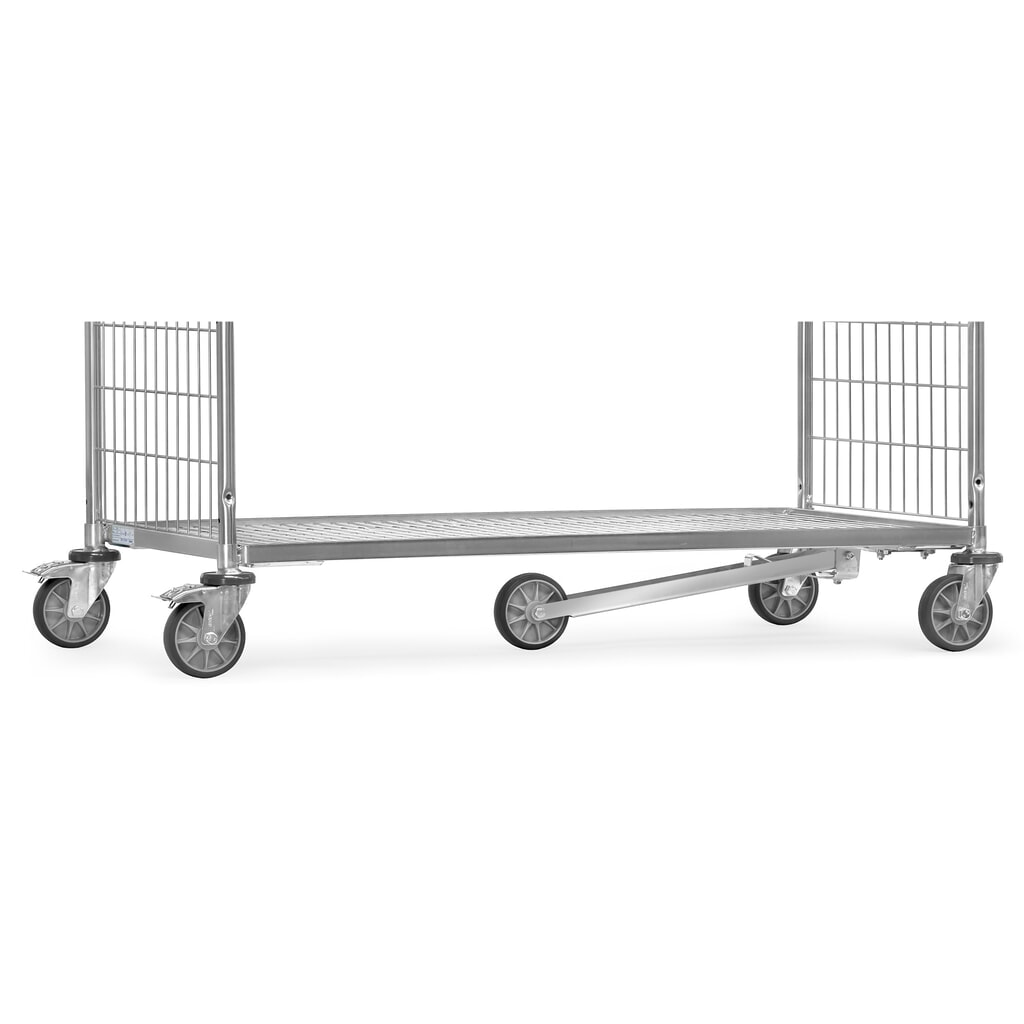 Spurrolle TPE für fetra® Kommissionierwagen, für Ladefläche BxT 510 x 650 mm Produktabbildung: Spurrolle TPE für fetra® Kommissionierwagen, für Ladefläche BxT 510 x 650 mm