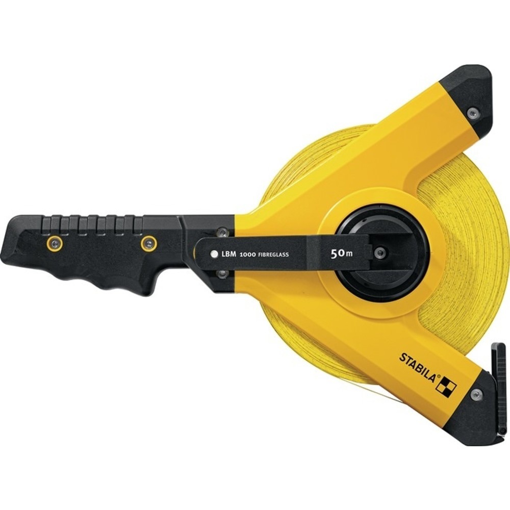 Produktabbildung Nr. 1: Stabila Rahmenbandmaß LBM 1000 FIBREGLASS, Länge 50 m Bandbreite 13 mm, cm EG III Glasfaserband