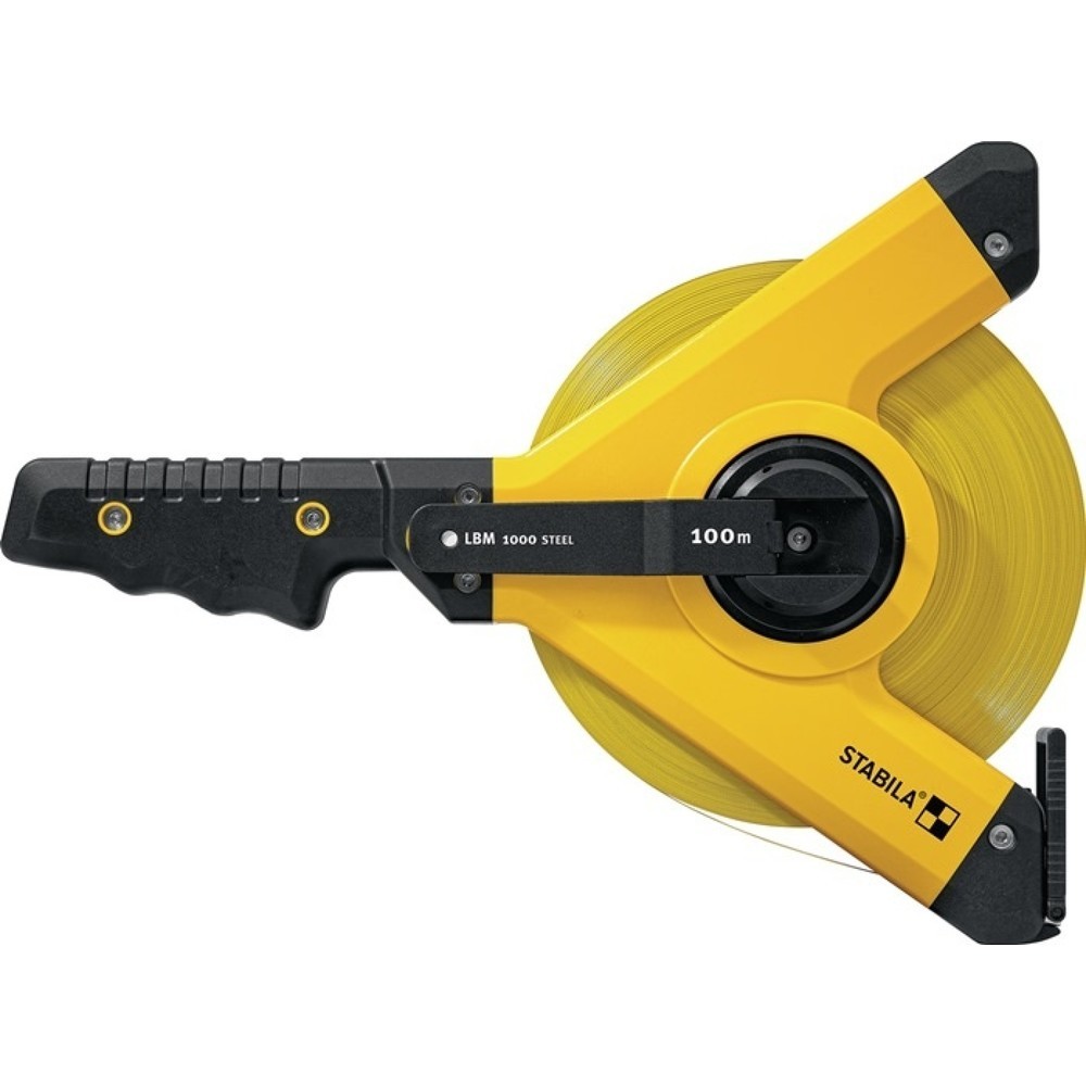 Produktabbildung Nr. 1: Stabila Rahmenbandmaß LBM 1000 STEEL, Länge 100 m Bandbreite 13 mm, mm EG II Stahlband