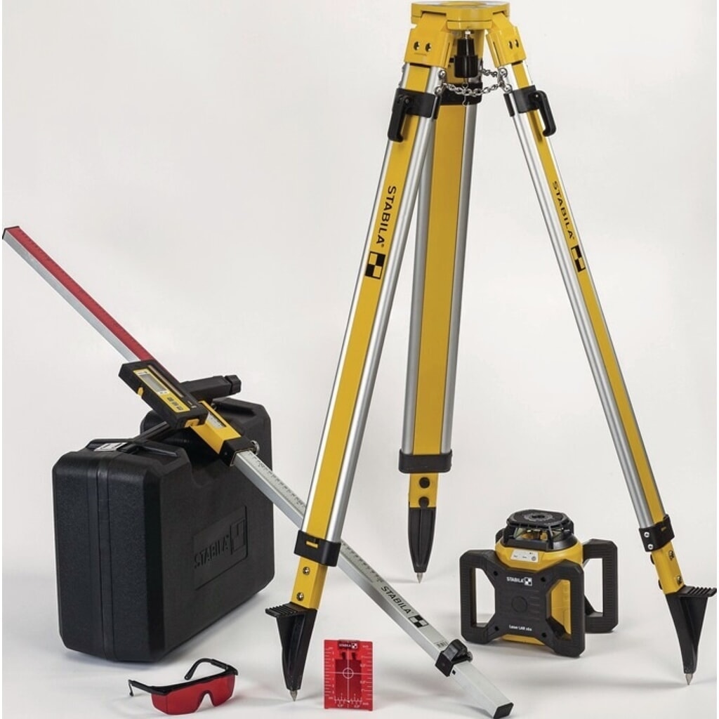 Produktabbildung Nr. 1: Stabila Rotationslaserset LAR 160, 600 m, 7-teilig