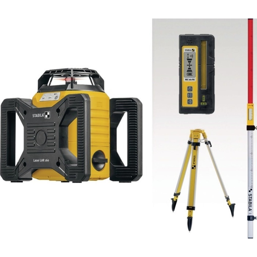 Produktabbildung Nr. 5: Stabila Rotationslaserset LAR 160, 600 m, 7-teilig