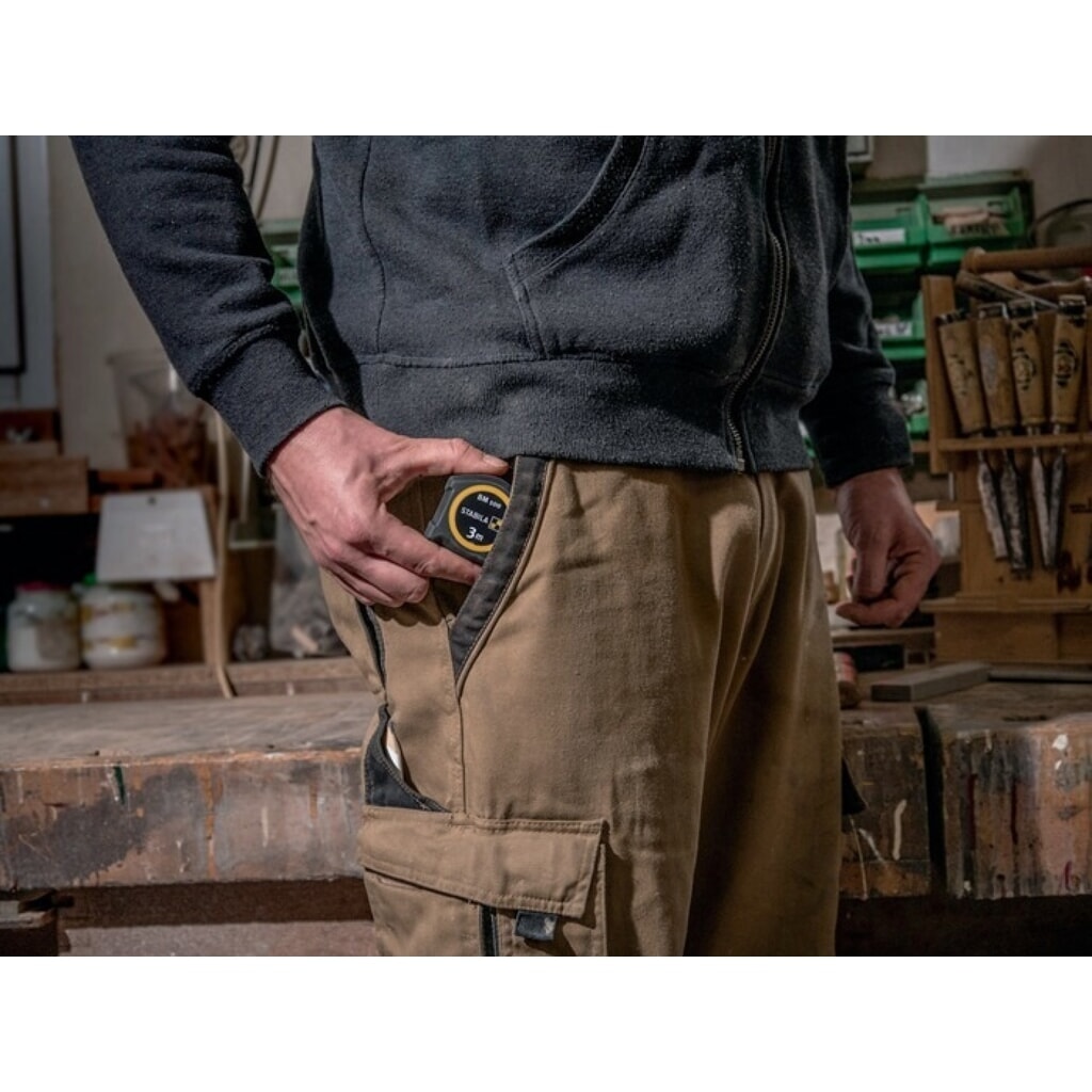 Produktabbildung Nr. 5: Stabila Taschenrollbandmaß BM 100, Länge 5 m Breite 19 mm mm/mm, EG II ABS / TPE Metall-Clip