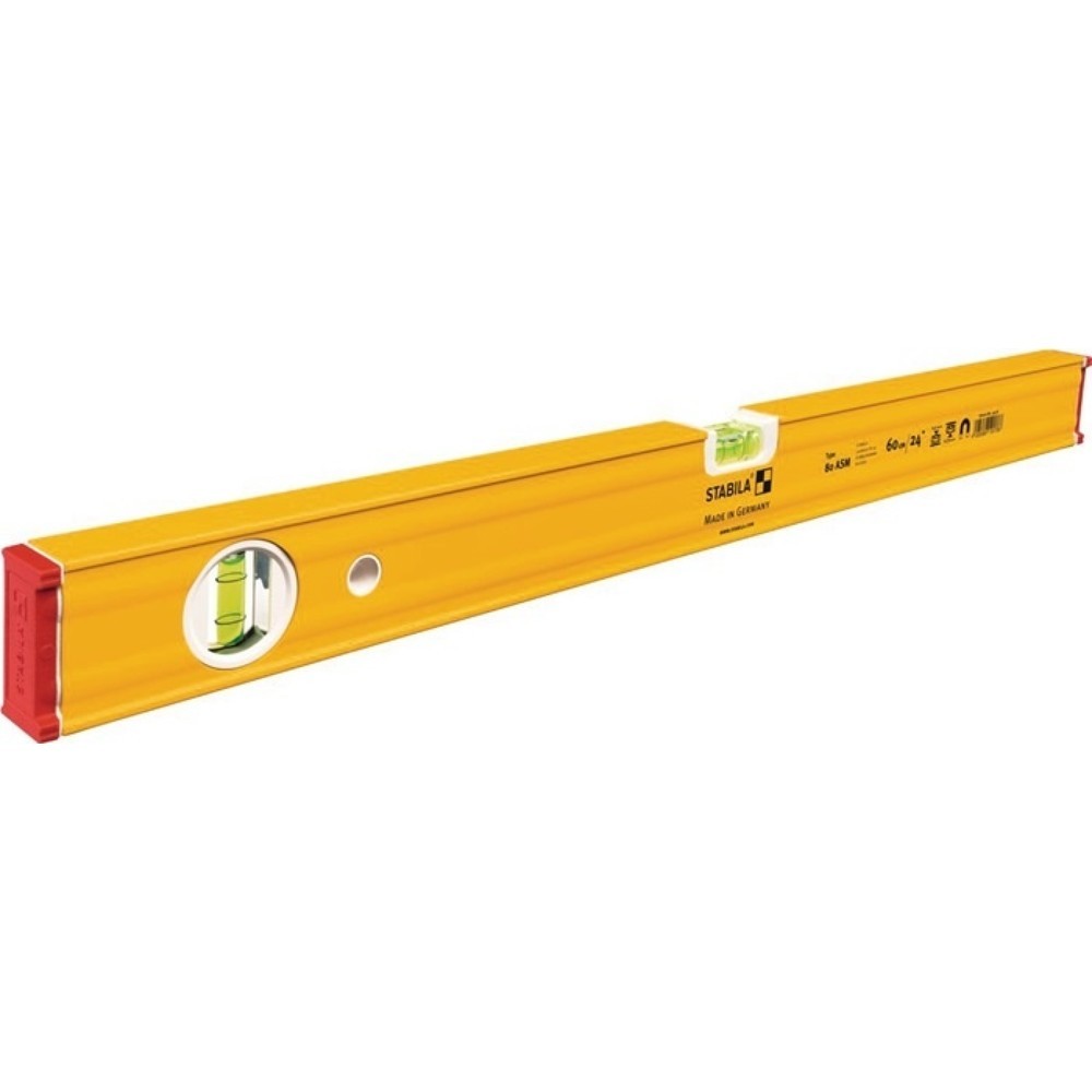 Produktabbildung: Stabila Wasserwaage 80 ASM, 30 cm, Aluminium gelb