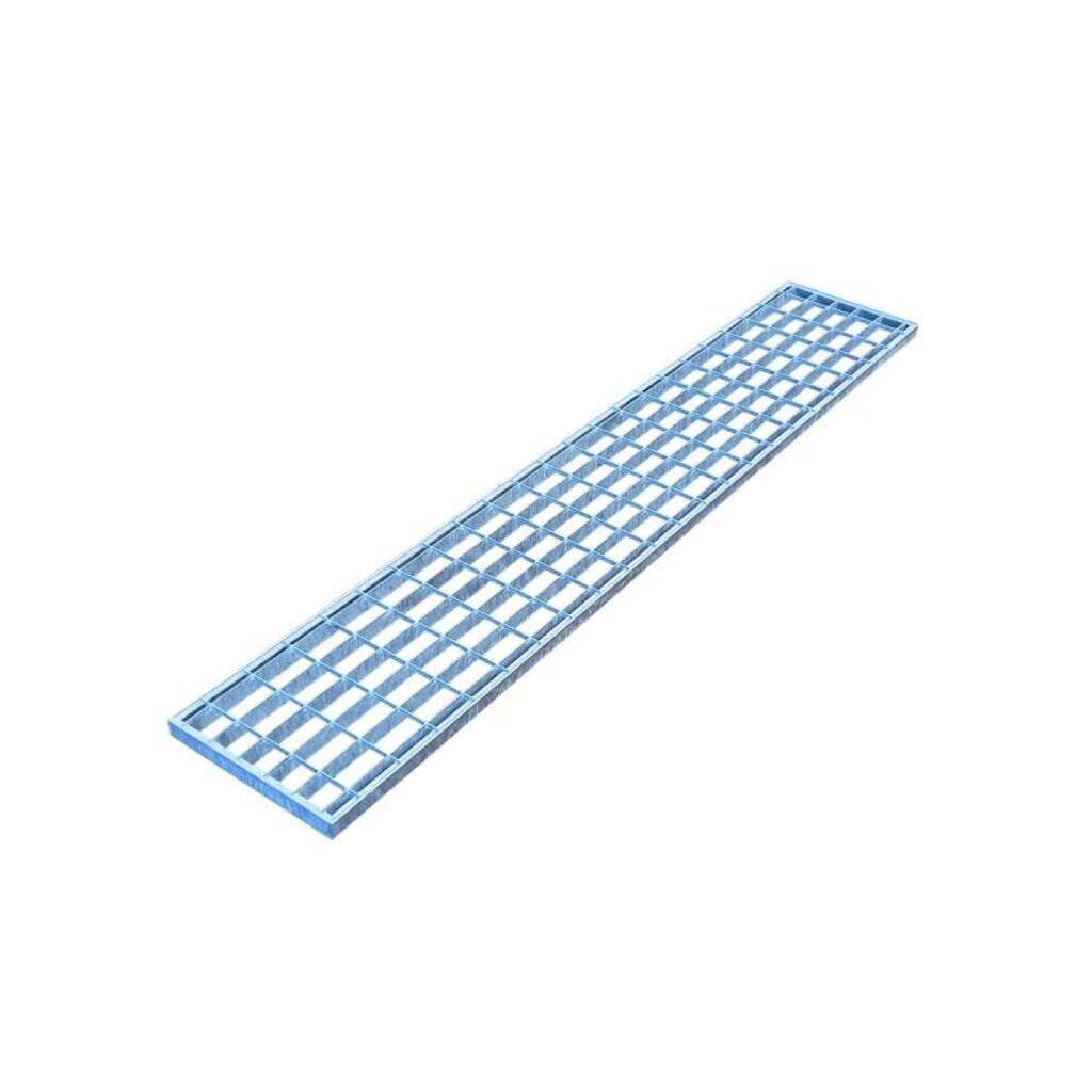 Stahl-Gitterrost für CEMO PE-Gefahrstoffdepot 220/2, Abfüllfläche, HxBxT 30 x 1.500 x 270 mm Produktabbildung: Stahl-Gitterrost für CEMO PE-Gefahrstoffdepot 220/2, Abfüllfläche, HxBxT 30 x 1.500 x 270 mm
