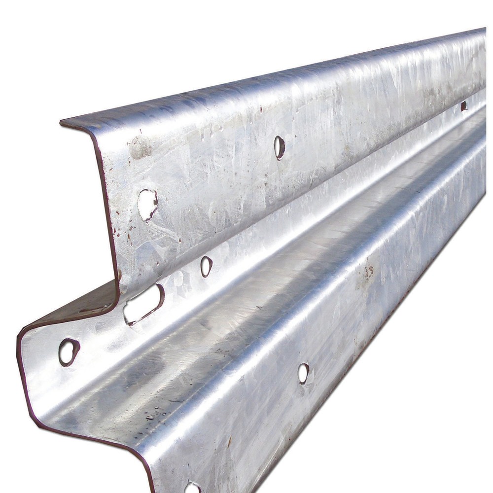 Produktabbildung: Stahl-Schutzplanke B-Profil, Länge 4.300 mm