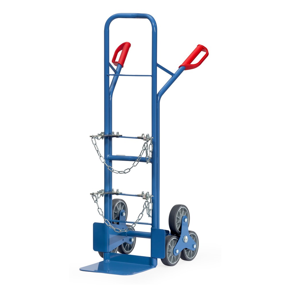 Produktabbildung: fetra® Stahlflaschen-Treppenkarre, TK 200 kg