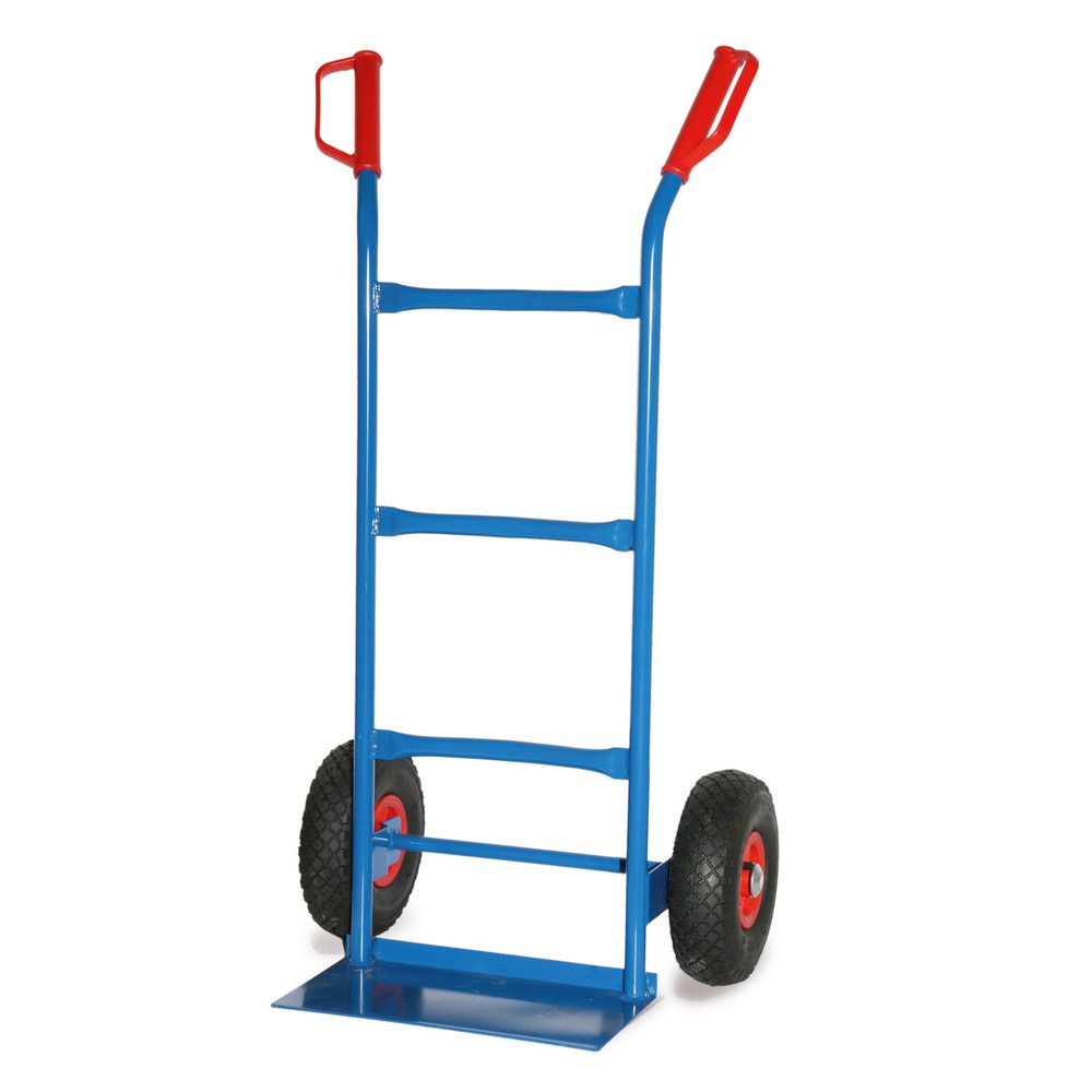 Produktabbildung: Stahlrohr-Karre, Tragkraft 150 kg, Schaufel BxT 400 x 200 mm, einfach
