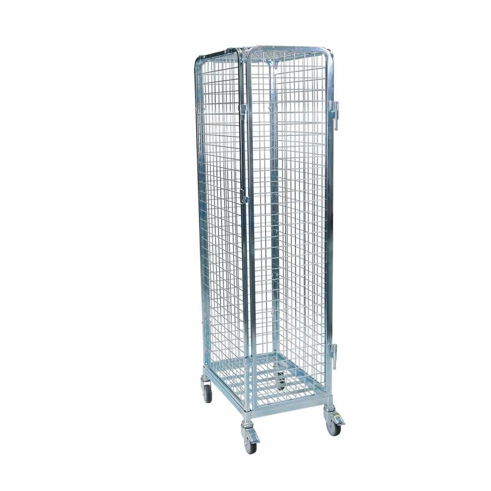 Produktabbildung: Stahlrollbehälter ADB 1665, 460 x 640 mm, 5-seitig, 1 Tür, Cr 3