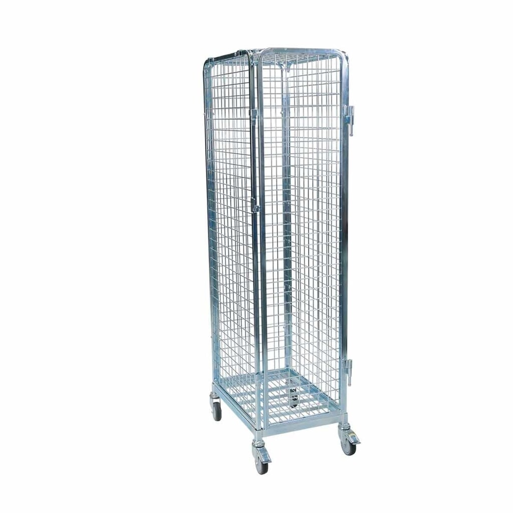 Produktabbildung: Stahlrollbehälter ADB 1665, 460 x 640 mm, 5-seitig, 1 Tür, Cr 3