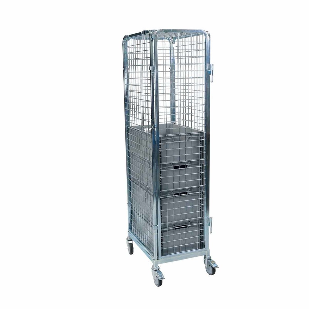 Produktabbildung Nr. 2: Stahlrollbehälter ADB 1665, 460 x 640 mm, 5-seitig, 1 Tür, Cr 3