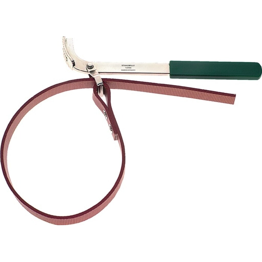 Produktabbildung: STAHLWILLE Bandschlüssel 12005, Bandbreite 22 mm, Spannbereich Ø 180 mm, Grifflänge 236 mm