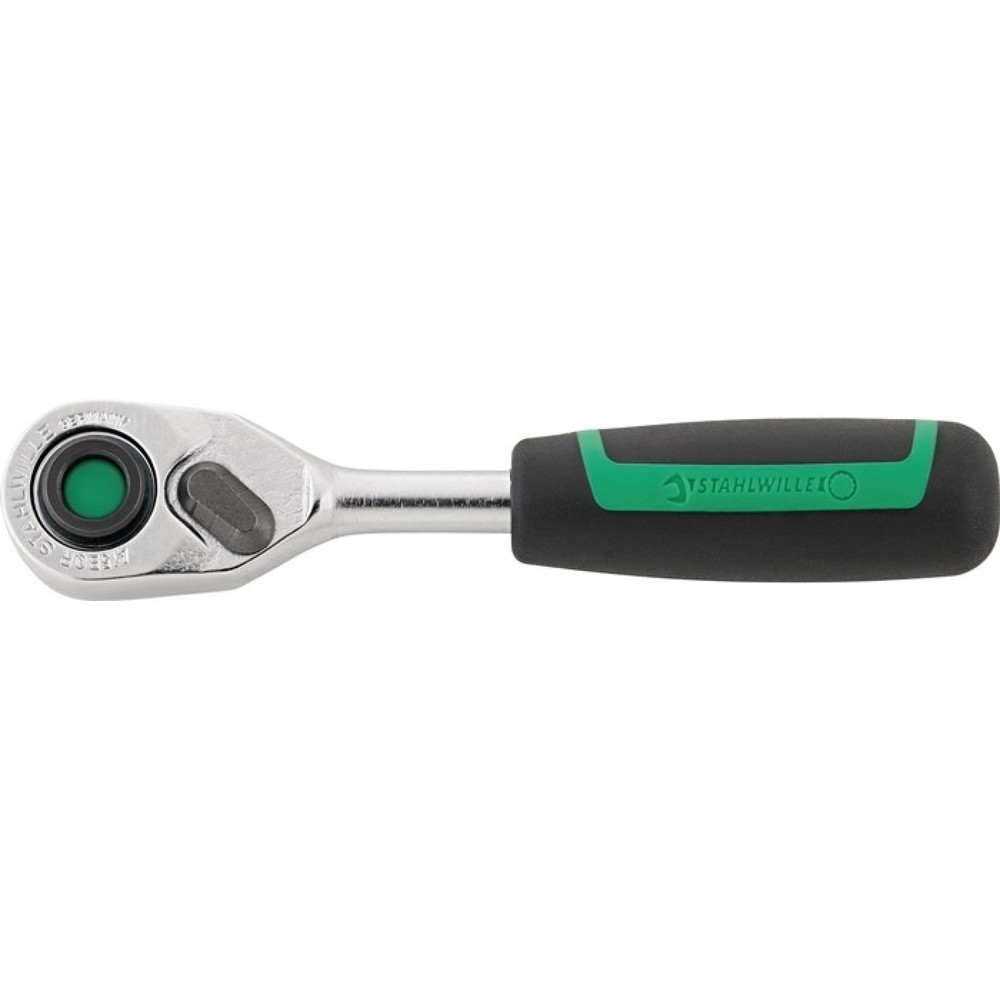 Produktabbildung Nr. 1: STAHLWILLE Bit-/Hebelumschaltknarre 419 B QR, Länge 117 mm 80 Zähne, 1/4 ″ mit Ausdrückfunktion