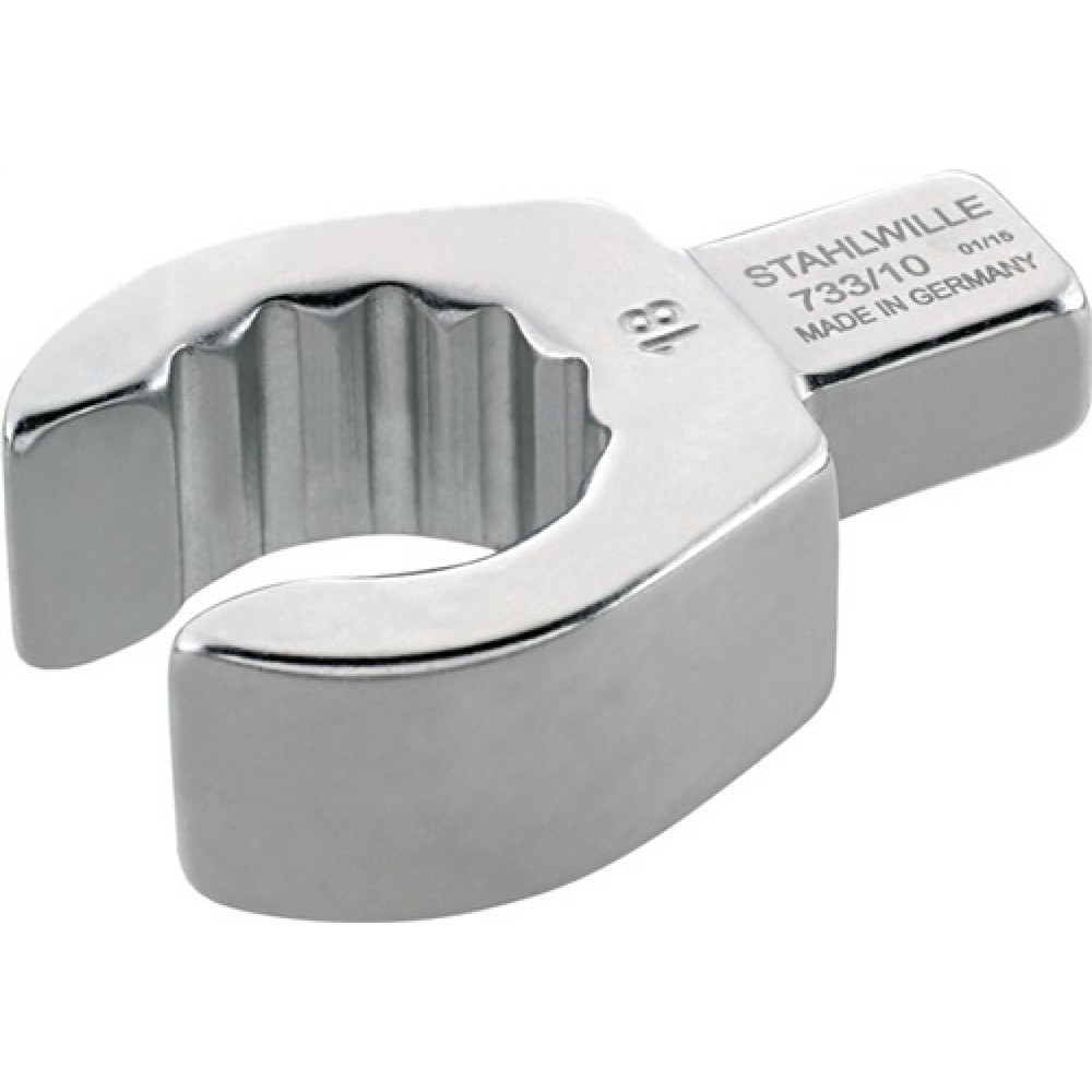 Produktabbildung: Einsteckringschlüssel offen 9x12 mm SW 13 L. 45 mm CV STAHLWILLE