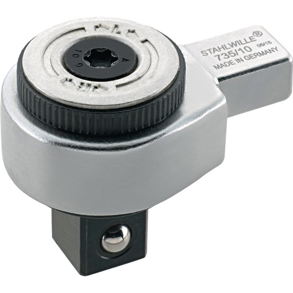Produktabbildung: STAHLWILLE Einsteckumschaltknarre 735/20 1/2 Zoll 14x18mm CR-A-STA