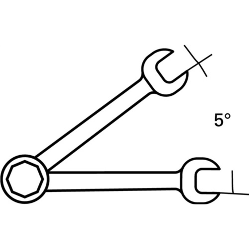 Produktabbildung Nr. 2: Knarrenringmaulschl 17 SW 8 SW 8 umschaltb. Gesamt-L.144mm CR-A-STA STAHLWILLE