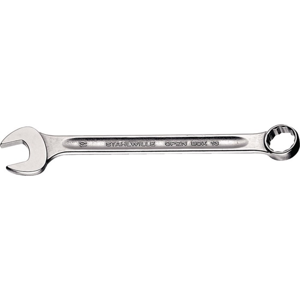 Produktabbildung: STAHLWILLE Ringmaulschlüssel OPEN-BOX 13, Form A, SW 50 mm Länge 530 mm, Chrom-Alloy-Stahl