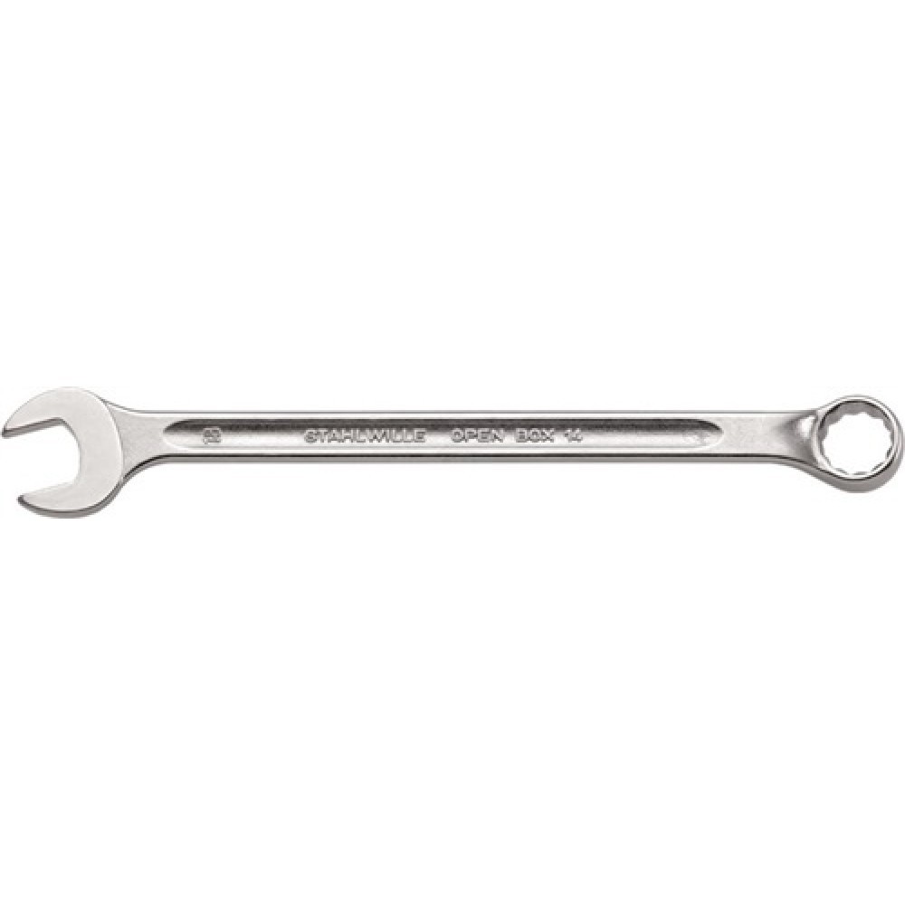 Produktabbildung: Ringmaulschlüssel OPEN-BOX 14 SW 13mm L.195mm Form B CR-A-STA STAHLWILLE
