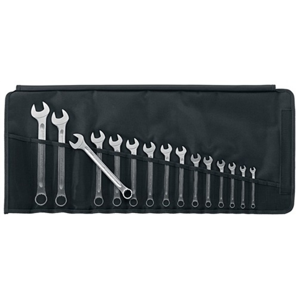 Produktabbildung Nr. 1: Ringmaulschlüssel-Satz 13/15 15-tlg.SW 6-32mm Form A CR-A-STA STAHLWILLE