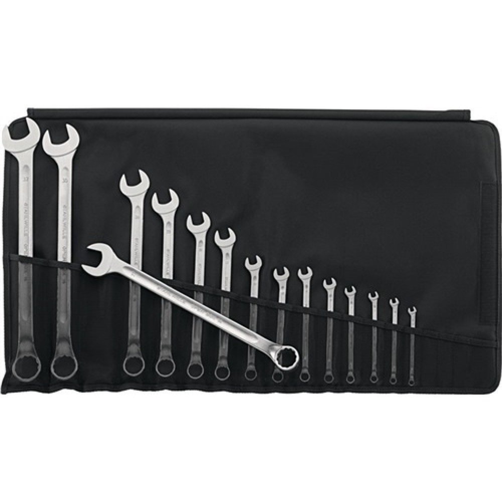 Produktabbildung: Ringmaulschlüssel-Satz 14/15 15-tlg.SW 6-32mm Form B CR-A-STA STAHLWILLE