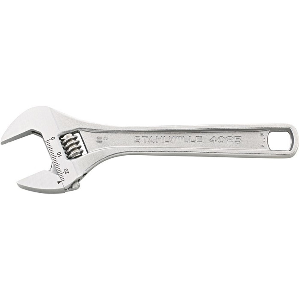 Produktabbildung: STAHLWILLE Rollgabelschlüssel 4025 max.30mm L.206mm m.Einstellskala