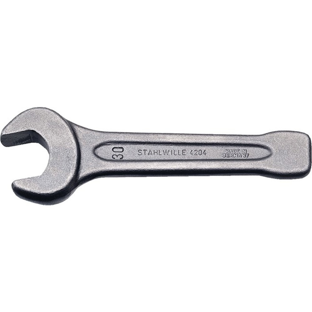 Produktabbildung: STAHLWILLE Schlagmaulschlüssel 4204 SW 32mm L.190mm CR-A-STA