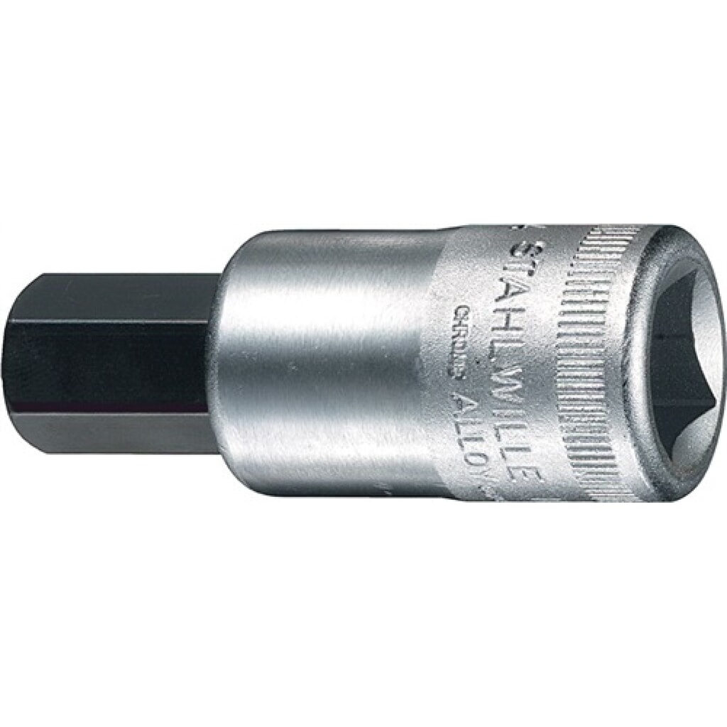 Steckschlüsseleinsatz 54 1/2 Zoll Innen-6-kant SW 4mm L.60mm STAHLWILLE Produktabbildung: Steckschlüsseleinsatz 54 1/2 Zoll Innen-6-kant SW 4mm L.60mm STAHLWILLE