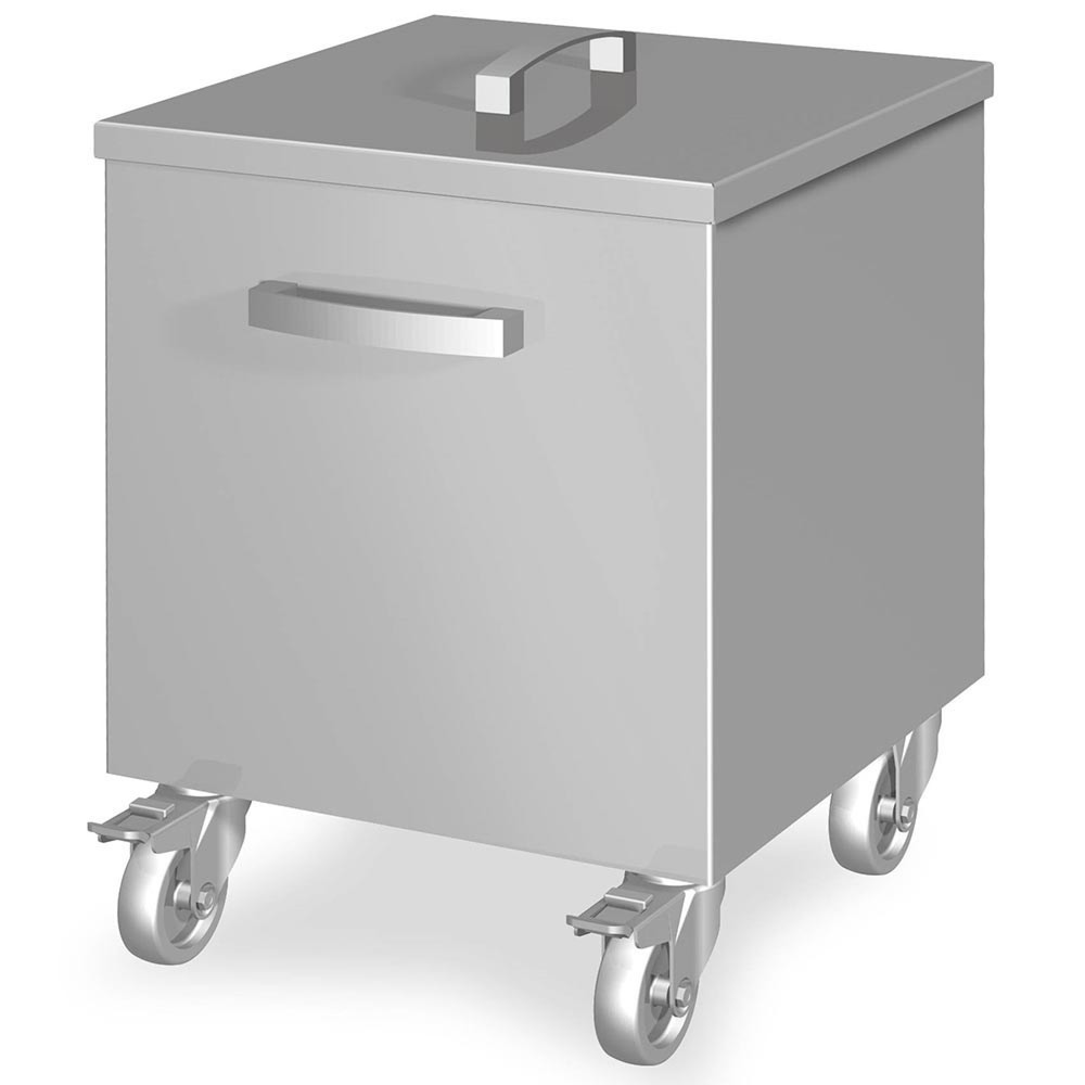 Produktabbildung Nr. 2: Stalgast Abfallbehälter fahrbar, 350x350x500 mm, verschweißt