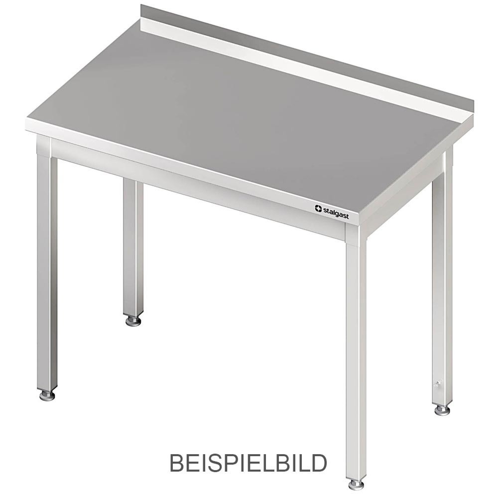 Produktabbildung: Stalgast Arbeitstisch ohne Grundboden, 500x700x850 mm, ohne Verstrebung, ohne Aufkantung, verschweißt