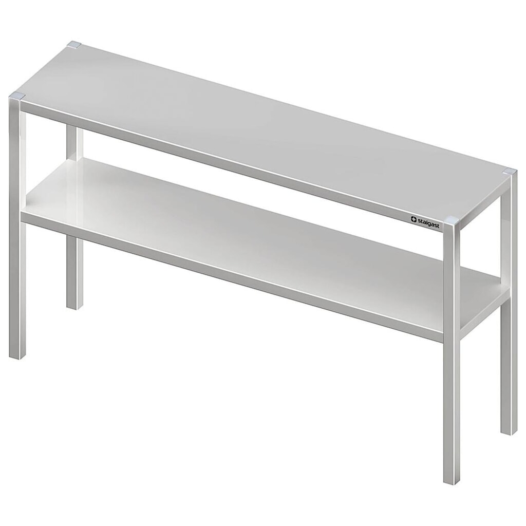 Stalgast Aufsatzbord mit zwei Etagen, 600x300x700 mm, verschweißt Produktabbildung Nr. 4: Stalgast Aufsatzbord mit zwei Etagen, 600x300x700 mm, verschweißt